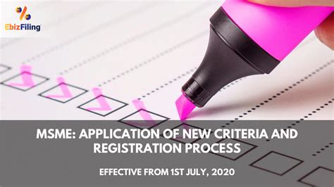 msme registration criteria