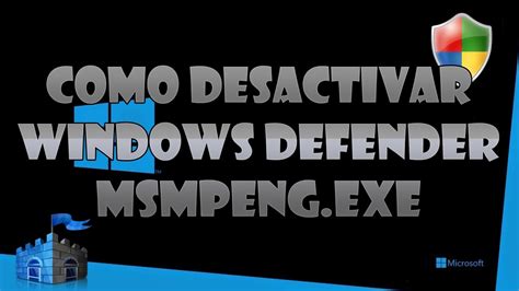 msmpeng desativar windows 10