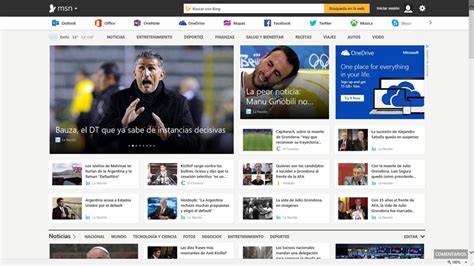 msn espanol pagina principal