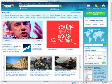 msn homepage uk homepage money