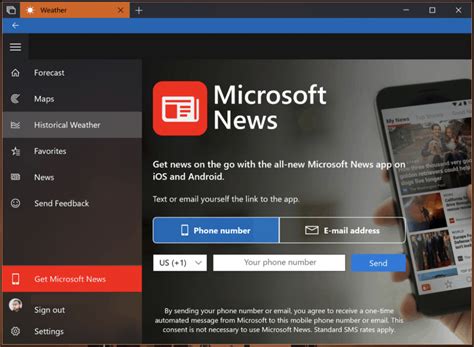 msn news homepage windows 10