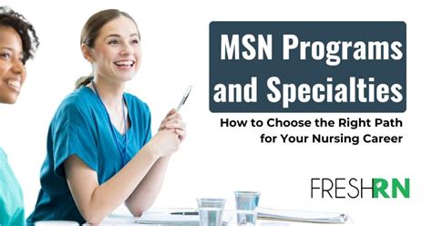 MSN Nursing Specialties