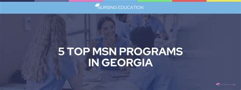 Msn Programs Georgia