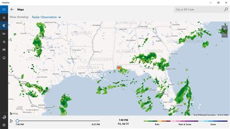 msn weather radar