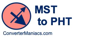 mst time to pht