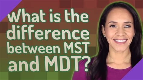 mst vs mst7mdt