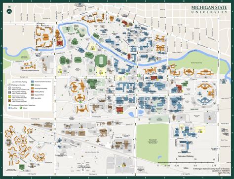 MSU Campus Map PDF Download