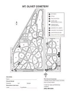 Mt Olivet Cemetery Plot Map