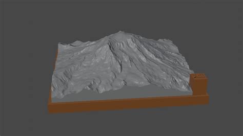 Mt Rainier 3D Printable