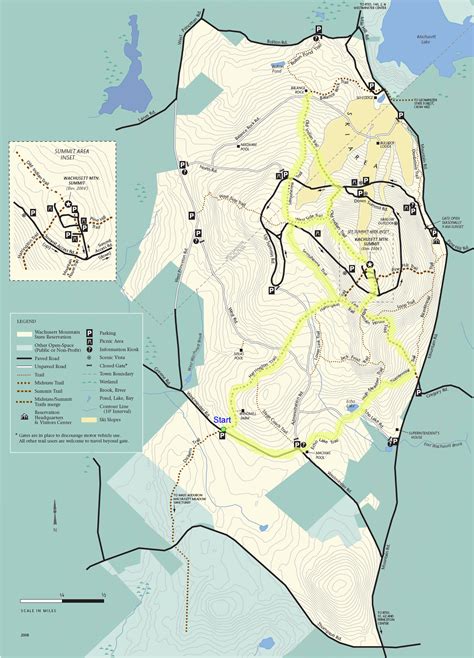 mt wachusett hiking map