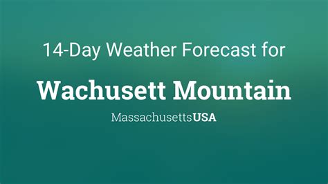 mt wachusett weather forecast