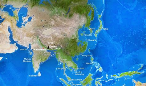 mt. everest location