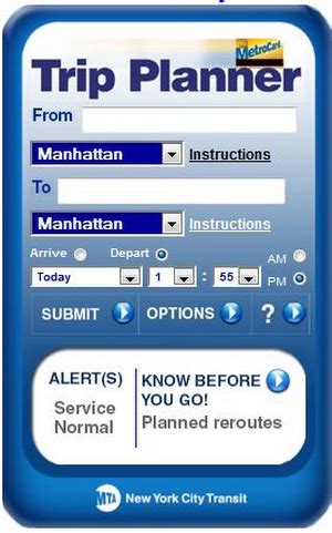 mta transit planner