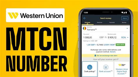 mtcn code western union