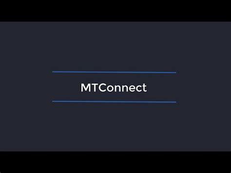 Mtconnect Tutorial
