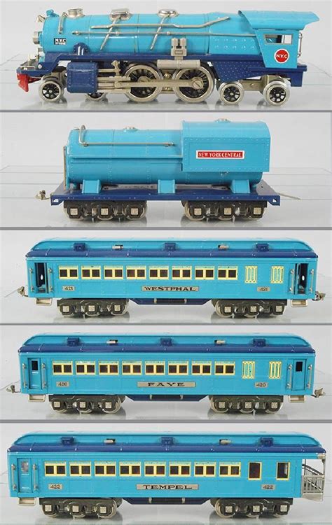 mth blue comet train set