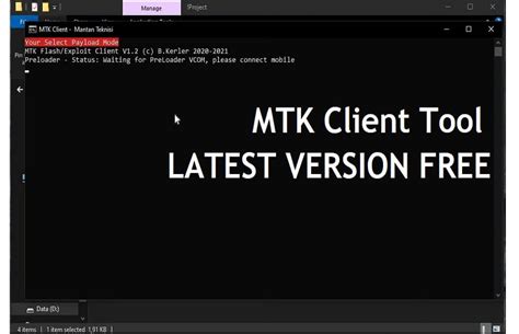 mtk client tool for windows 11