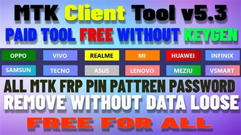 mtk client tool v5.3 free download