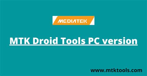 mtk droid tools pc