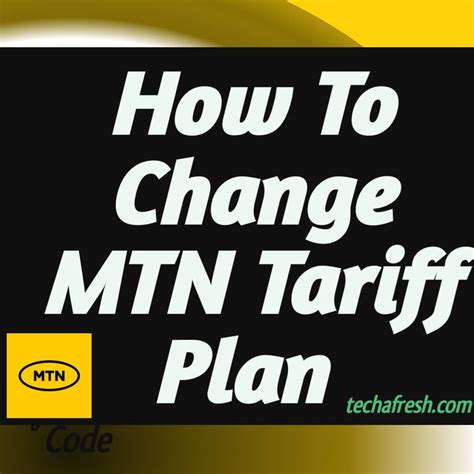 mtn change tariff plan