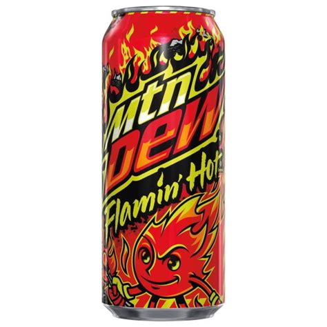 mtn dew flamin hot 16 oz 1 can stores