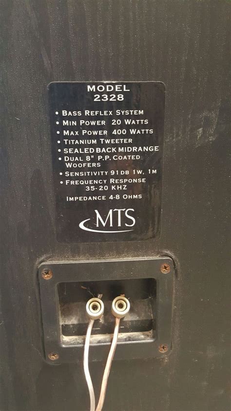 mts 2328 floor speakers