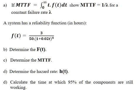 mttfd calculation