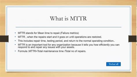 mttr meaning