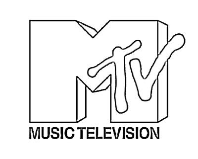 mtv logo coloring page