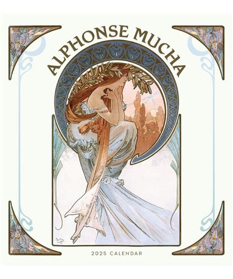 Mucha Calendar 2025