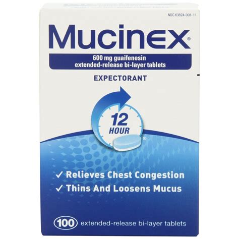 mucinex 600 mg guaifenesin extended release bilayer tablets directions