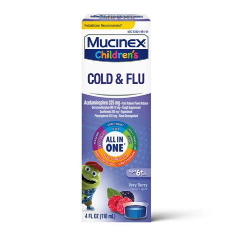 mucinex children s cold cough and sore throat liquid reviews