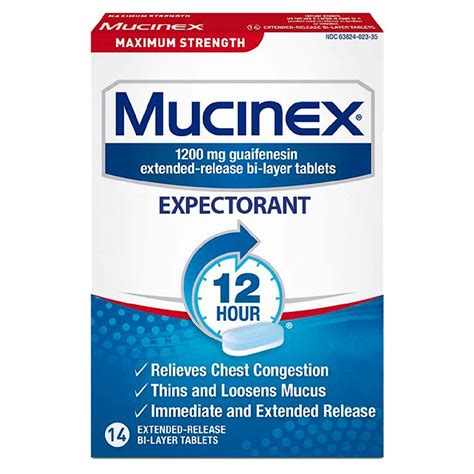 mucinex maximum strength extended release bilayer tablets