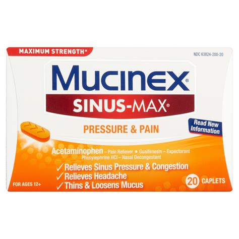 mucinex sinus-max