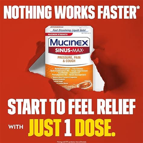 mucinex sinus-max side effects