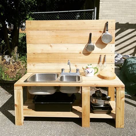Mud Kitchen With Running Water Diy: How To Make Your Own