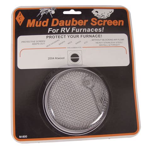 mud dauber screen for rv furnace