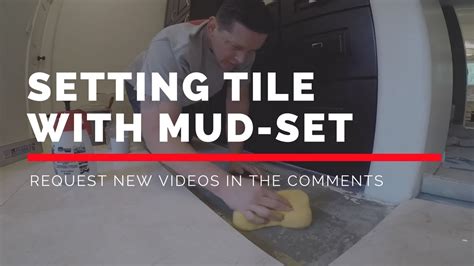 mud floor tile installation