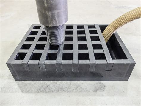 mud mat with heating pipes