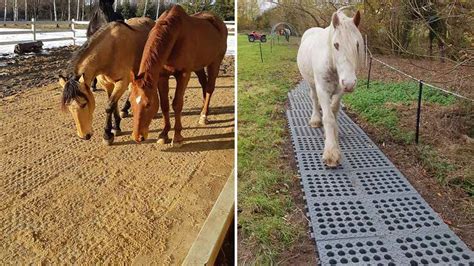mud mats for horse fields