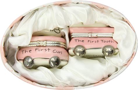 mud pie baby princess first tooth and curl treasure box set
