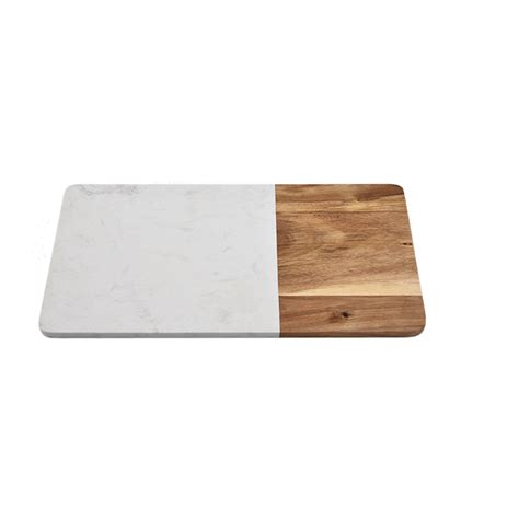 mud pie marble and wood cutting board