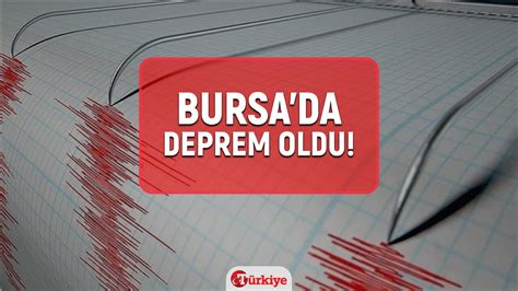 mudanya deprem son dakika