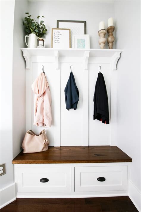 Maximize Your Space with a Stylish and Functional Mudroom Bench with Hooks