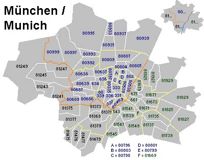 muenchen germany zip code