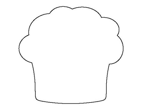 Muffin Bottom Shape Printable