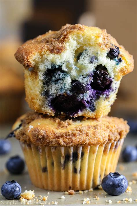 muffins blueberry moist