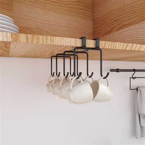 Mug Rack Under Shelf