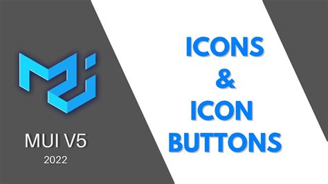 mui button with icon
