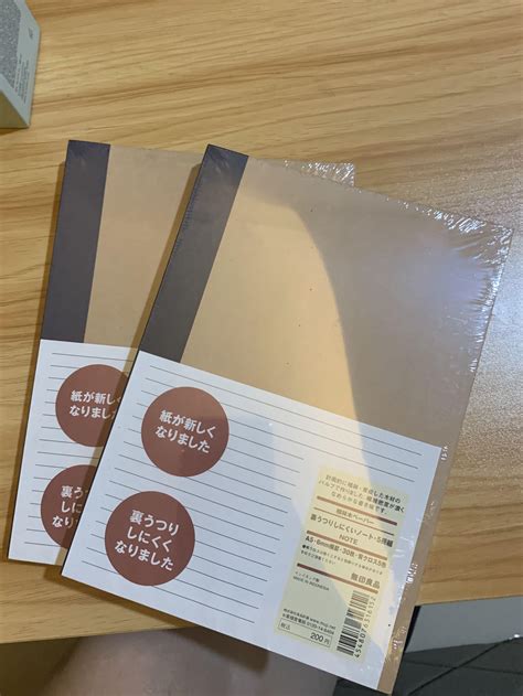 muji notebook set